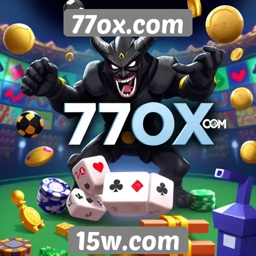 A variedade de jogos disponíveis em 77ox.com